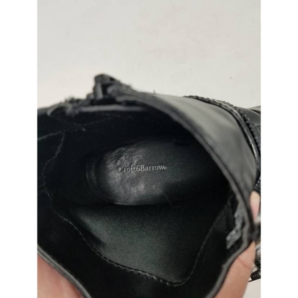 Croft & Barrow Ankle Boots Booties Black Zip 8 M - Picture 11 of 12